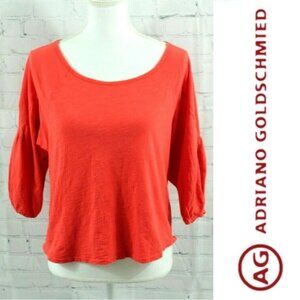 AG Adriano Goldschmied Shirt Boxy Crop Dolman Tee